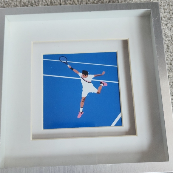 Roger Federer Framed Print, 6x6 Frame - Picture 5 of 11